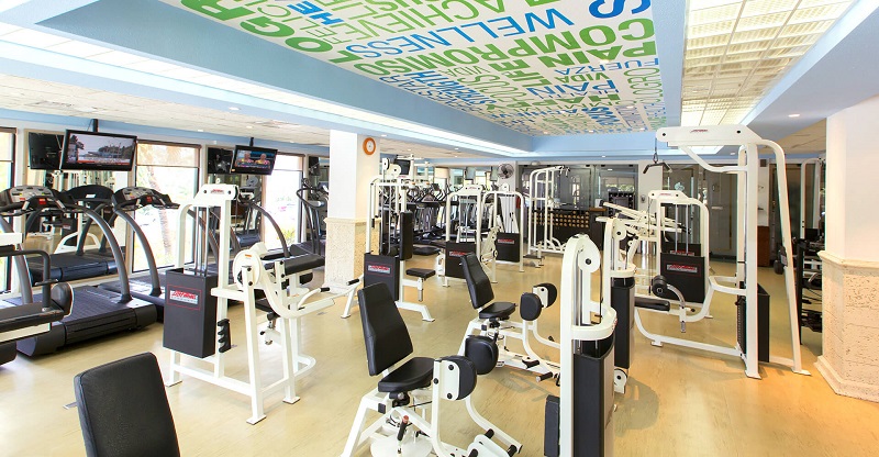 Gym at The Royal Sands resort & spa all-inclusive in Cancun