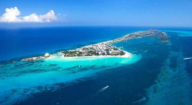 Cancun panoramic view