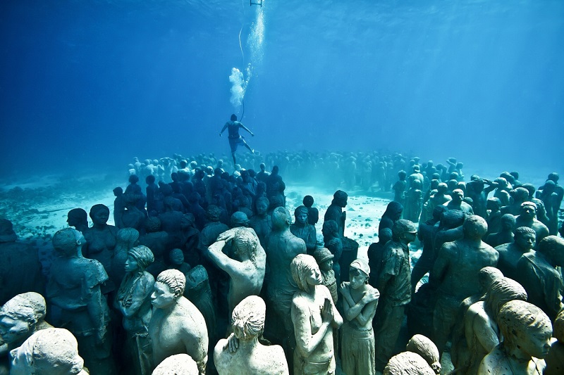 Underwater Art Museum in Cancun