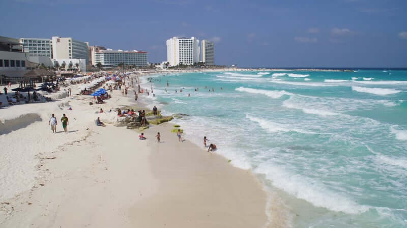 Chac Mool Beach in Cancun