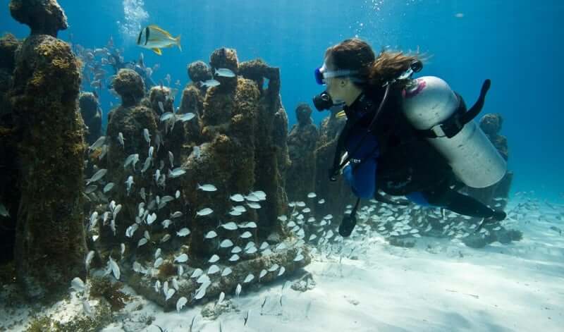 Underwater Museum on Isla Mujeres