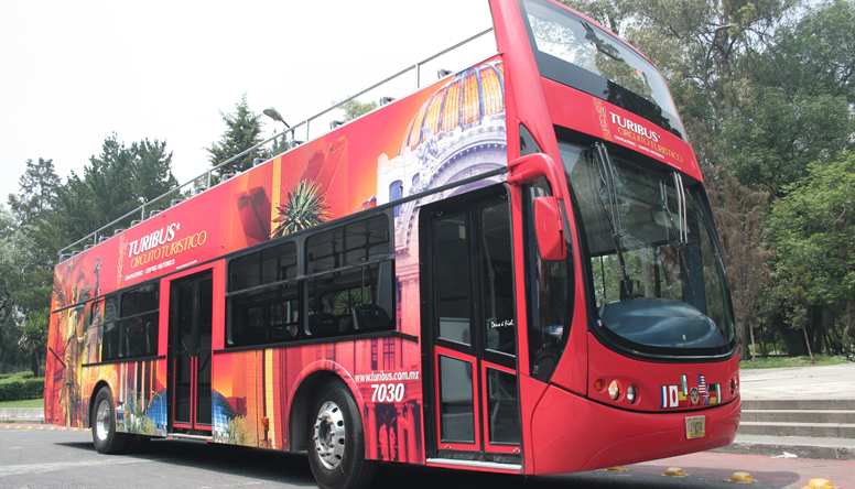 Scenic bus in Mexico City