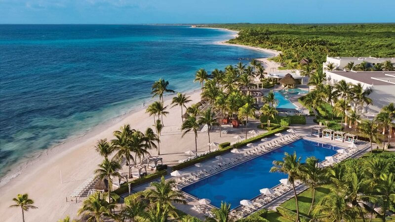 View of Tulum in Mexico