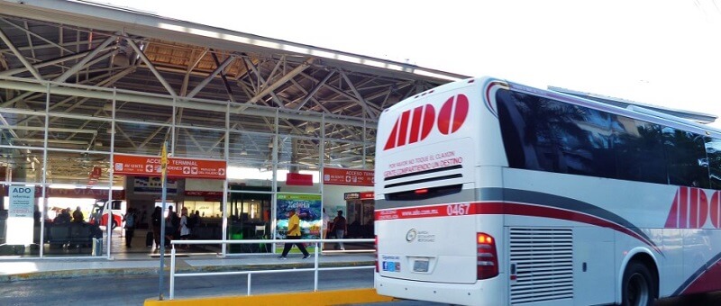 Bus in Tulum