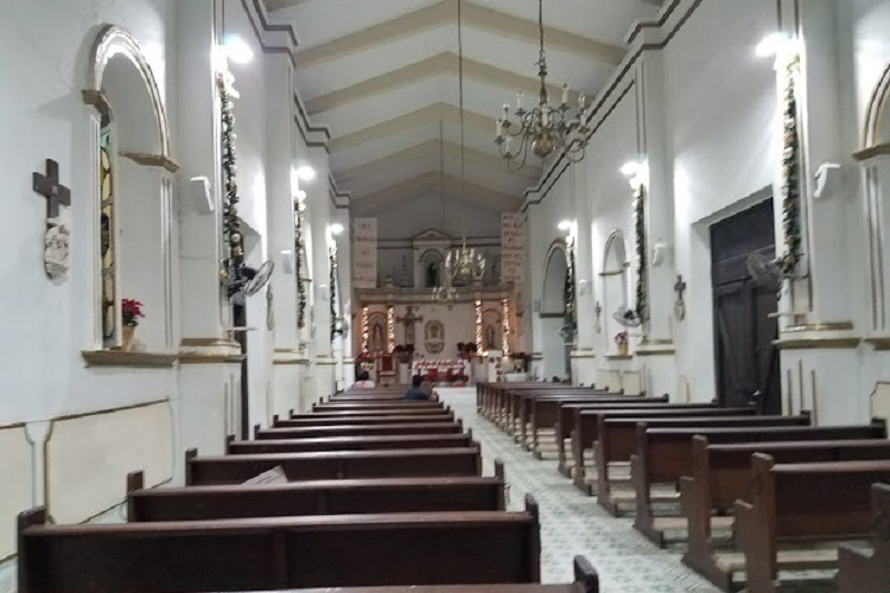 Interior area of the Jesuit Mission in Los Cabos