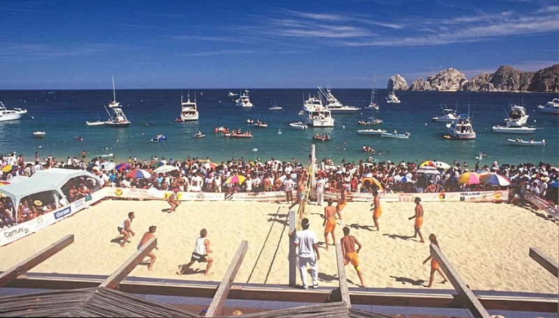 Beach Volleyball at Medano Beach in Los Cabos