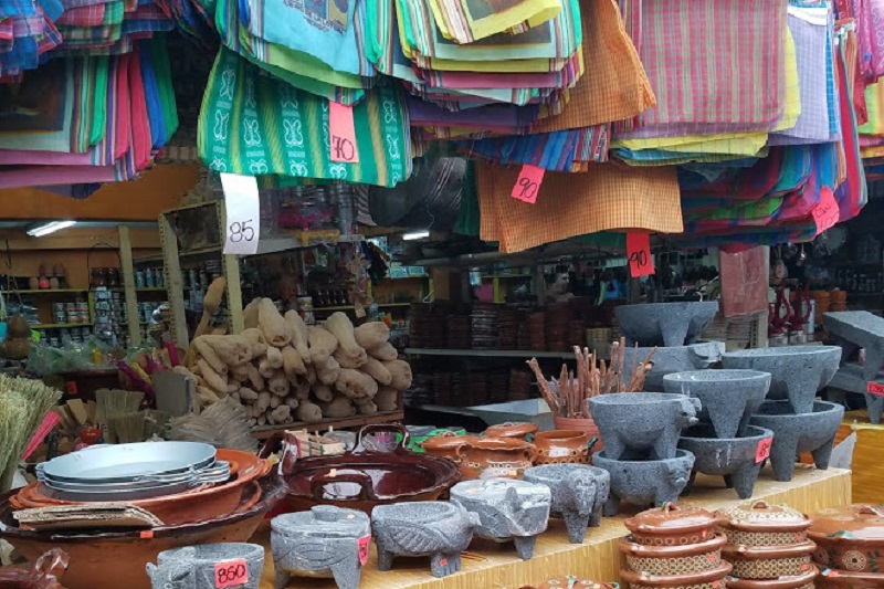 General items at El Popo Market in Tijuana